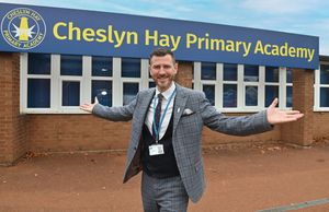 Headteacher Craig Griffiths is proud to welcome smiling to his school each and every day