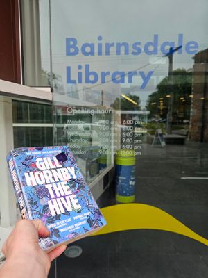 The returned book in Bairnsdale Library Australia