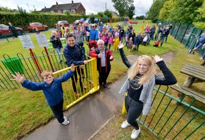 Jack’s mother, Chrissie Woodhouse, and his brother, Zak Edwards, front