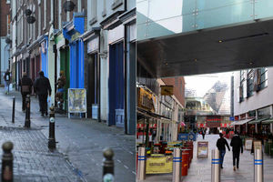 Wolverhampton: Snow Hill had been due to benefit from Summer Row. Leicester: Some of the cafes and restaurants in St Peter's Square