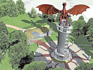 Supporting image for story: Dragon sculpture businessman hits back over charity claim