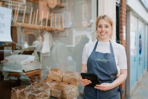 Amy Burkinshaw of Hindleys bakery in Lichfield