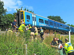 Supporting image for story: Arrest after train hits tractor at 70mph at level crossing