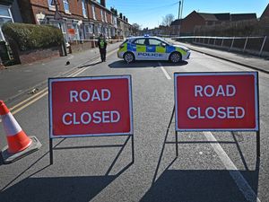 Walsall Police at the scene of a murder on Bloxwich Road/Norfolk Place where a 22-year-old was  stabbed.