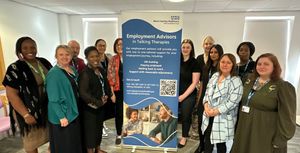 The Employment Advisors in Talking Therapies service are celebrating two years of supporting wellbeing and work