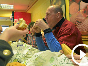 Supporting image for story: Newport sandwich scoffer crowned champion
