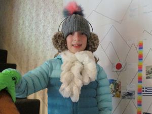 Supporting image for story: Ludlow girl climbing Everest via her stairs in aid of hospice