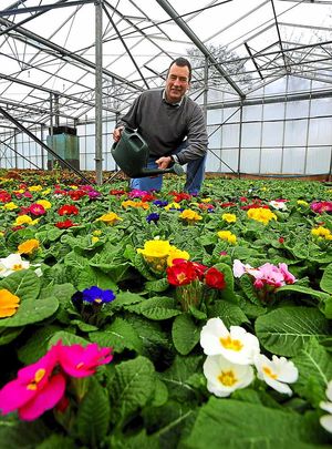 Chris Barton at his Canalside Farm Shop