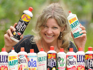 Supporting image for story: Retro washing up bottles discovered in Stafford by litter pickers