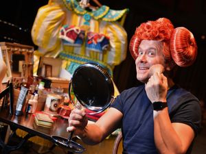 Supporting image for story: Review: Socially-distanced panto dame Brad Fitt lights up Shrewsbury's Theatre Severn 