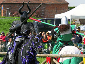 Supporting image for story: Jousting knights take centre stage in Shropshire