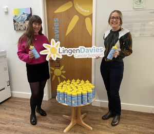 From left to right: Sophie Crockford, Trusts and Foundations Fundraiser for Lingen Davies Cancer Support, and Sarah Egerton, Neighbourhoods Team Leader at Housing Plus Group.