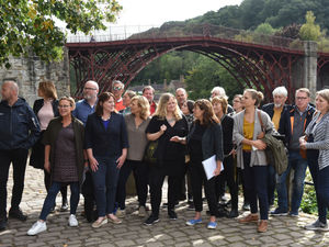Supporting image for story: Norwegian delegates visit Ironbridge to learn about successfully running World Heritage Site