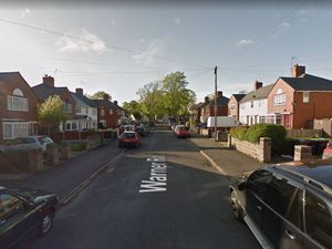 Officers discovered a large New Year's Eve party being held at an address in Warner Road, in Wednesbury. Photo: Google.