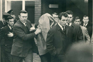 Raymond Morris was taken to Cannock police station and charged with Christine Darby's murder in 1968