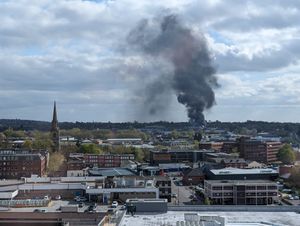 Plumes of smoke seen across Wolverhampton's skyline