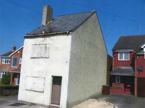 The house after some 'unacceptable work was carried out on it