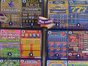 Supporting image for story: Compensation claim against £60,000 scratch card thief