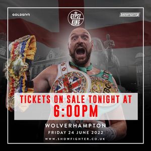 Tyson Fury is heading to Wolverhampton. Photo: ShowFighter