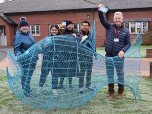 Supporting image for story: Fishy delivery to college as students pledge to create emergency blankets for homeless people