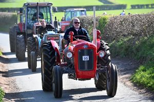 The tractor run gets underway