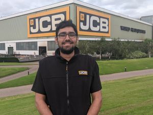 Supporting image for story: Telford apprentice Nihal, 19, is a rising star at JCB  