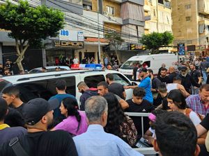 Supporting image for story: Beirut hit by ‘targeted’ Israeli strike after Hezbollah launches 140 rockets