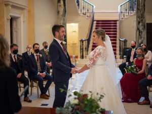 Supporting image for story: 'We beat lockdown!' - Couple get hitched in race against the clock