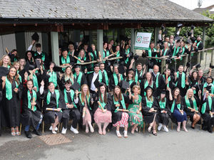 Supporting image for story: More than 100 Welsh apprentices were celebrated at an apprenticeship graduation ceremony in Mid Wales