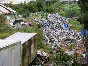 Supporting image for story: Clean-up finally starts on 2,000-ton Dudley rubbish pile