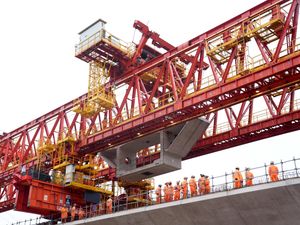 Supporting image for story: HS2 completes construction of UK’s longest railway bridge