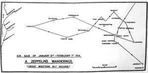 The Great Western Railway produced this map tracking the route of L14.
