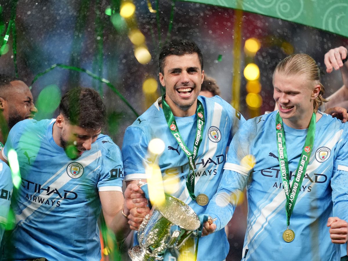 Rodri believes Man City&rsquo;s Wembley success sent Arsenal a Premier League warning