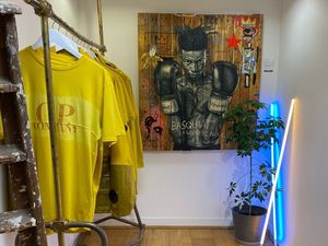 Supporting image for story: Mannequins and matchstick men as art and fashion collide in Shrewsbury shop