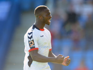 Supporting image for story: AFC Telford striker Daniel Udoh working hard to shake off extra attention