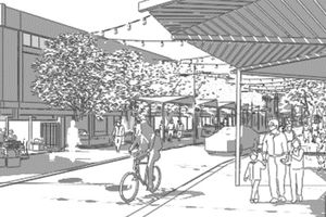 Proposals for canopies over Wednesfield's market stalls have been dropped