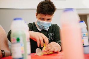 The Hub offers a place for the young people to meet and have fun