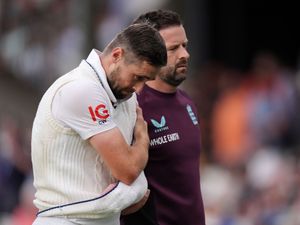 Supporting image for story: England’s Chris Woakes set to miss rest of Oval Test with left shoulder injury