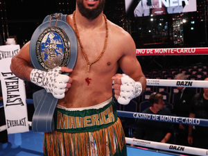 Supporting image for story: Shropshire boxing star Shabaz Masoud eyes step up and Nick Ball shot after landing EBU strap