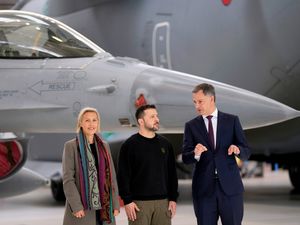 Supporting image for story: Ukraine may keep some F-16 jets abroad to protect them from Russian strikes