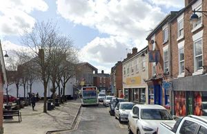 Shropshire Council has set out plans to remove four trees along the Promenade on Cross Street in Ellesmere. Photo: Google