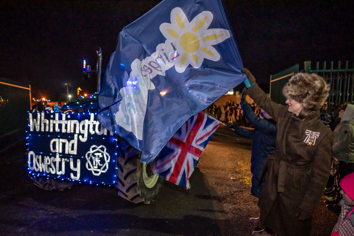 Junior Parade is now part of the Oswestry Illuminated Tractor Run