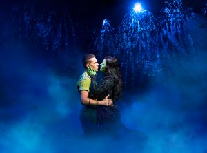 Aaron Sidwell (Fiyero) and Amy Ross (Elphaba). Photo by Matt Crockett