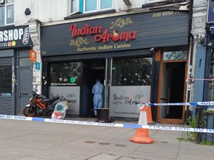 Supporting image for story: Fire at Ilford restaurant like a Halloween scene, local businessman says