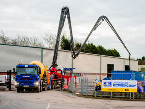 Supporting image for story: Work under way for new Telford building warehouse