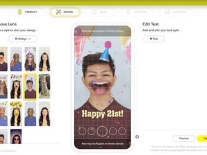 Supporting image for story: Snapchat introduces create your own Lens tool
