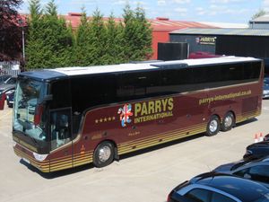 One of the firm's fleet of coaches