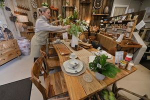 The shop offers a wide range of premium homeware, furniture and giftware. Photo: Steve Leath