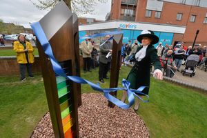 Shropshire High Sheriff Selina Graham at the unveiling