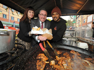 Supporting image for story: Hundreds of foodies flock to street food market at Merry Hill's The Waterfront